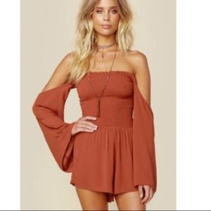 Blue Life / Planet Blue Smocking Romper